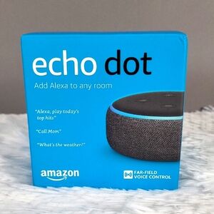 Echo Dot (3rd Generation), New, Factory Sealed